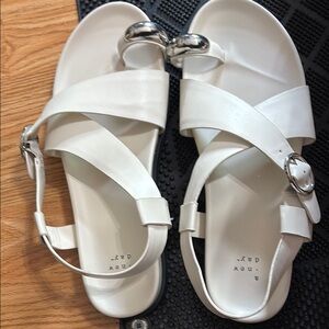 Women's White Sandals